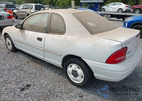 1996 Plymouth Neon Highline из США, поврежденный, VIN 1P3ES42C7TD505058